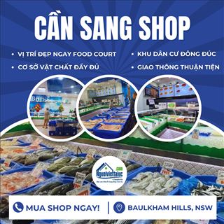 Sang nhượng shop vị trí vàng tại Grove Square - Baulkham Hills